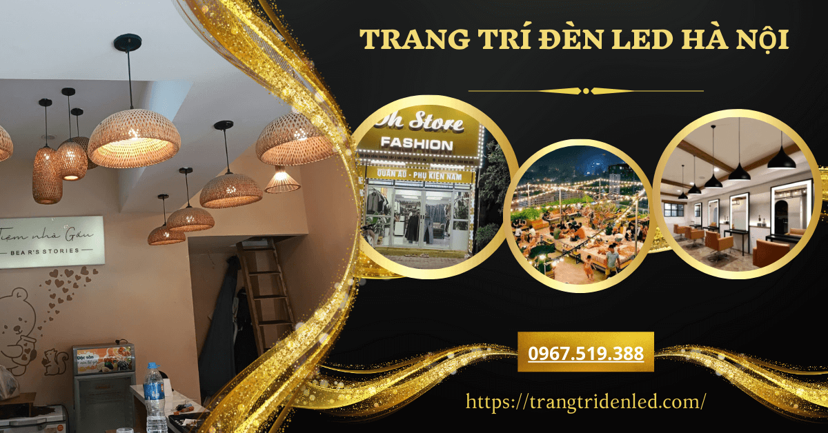 Lắp đèn chiếu sáng văn phòng, nhà hàng, quán cafe, chung cư