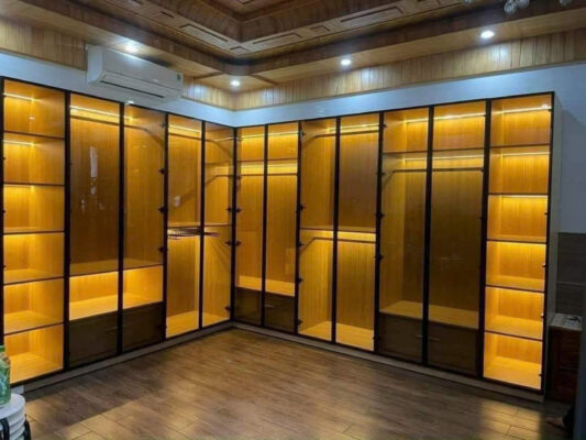 lắp đặt đèn LED cho tủ rượu, tủ bếp, tủ quần áo chuyên nghiệp nhất hiện nay